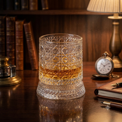 360 Degree Rotating Whiskey Glass